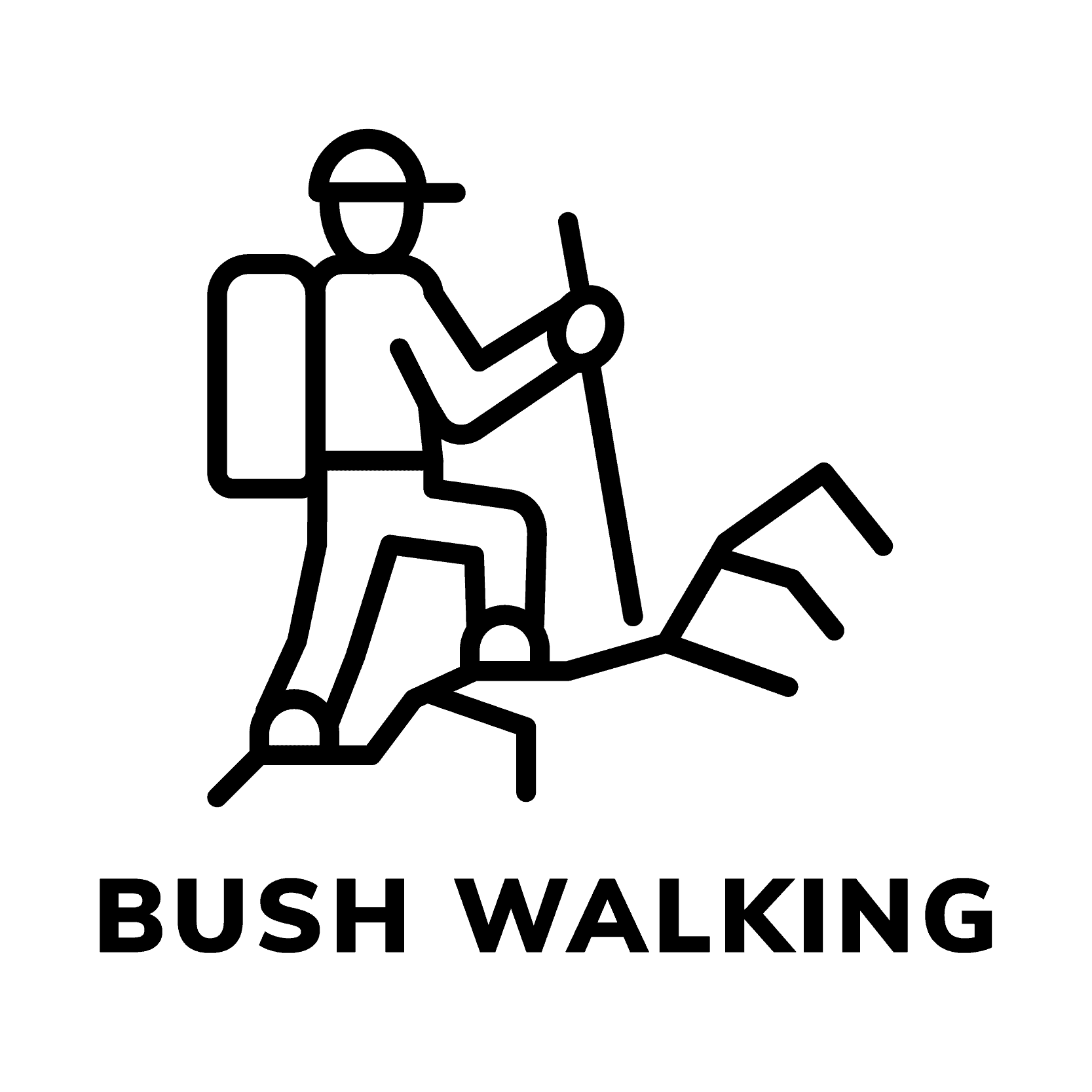 Bush walking badge